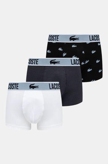 Boxerky Lacoste 3-pack pánské, bílá barva, 5H5152