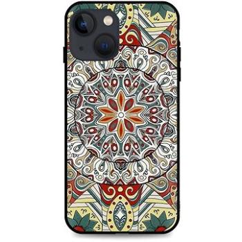 TopQ iPhone 13 3D silikon Barevná mandala 64342 (Sun-64342)