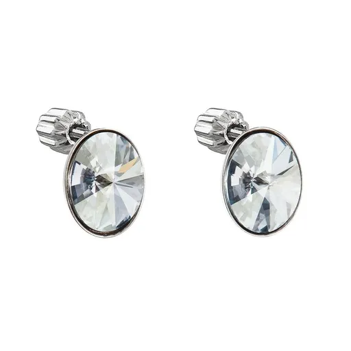 Evolution Group - Pavona Stříbrné náušnice s krystaly Swarovski 31274.5 Blue Shadow