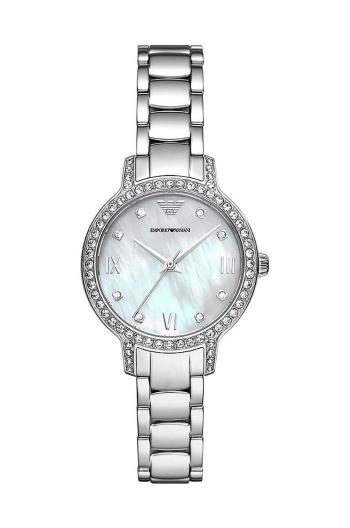 Hodinky Emporio Armani AR11484 stříbrná barva