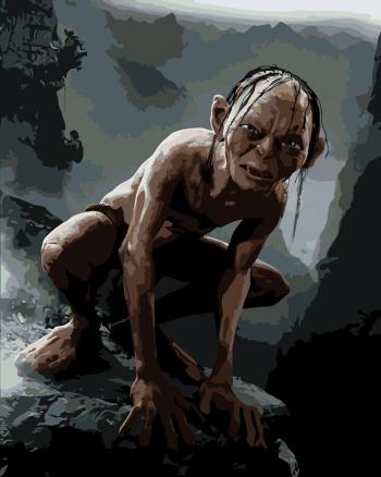 Zuty Malování podle čísel Glum (Pán prstenů)