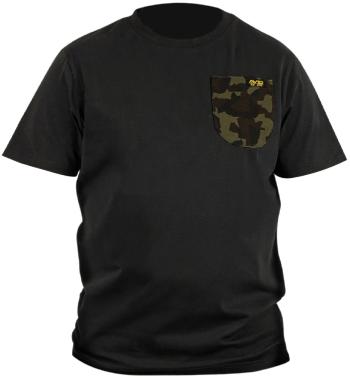 Avid carp tričko cargo t shirt black - xxl