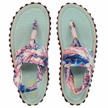 Gumbies Dámské sandály Gumbies Slingback - Mátová / růžová | 36