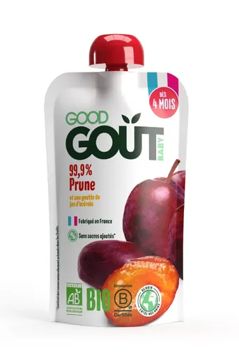 Good Gout BIO Švestka 4m+ kapsička 120 g