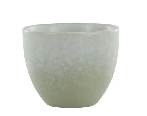 Zelený rustikální hrnek Valence Dusty Verte - Ø 8,5*7 cm / 185ml  Chic Antique