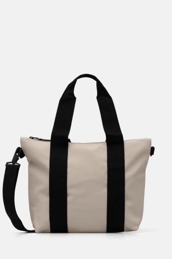 Taška Rains Tote Bag Micro W3 béžová barva, 14180-26