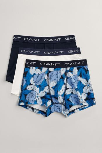 SPODNÍ PRÁDLO GANT FLORAL PRINT TRUNK 3-PACK EVENING BLUE