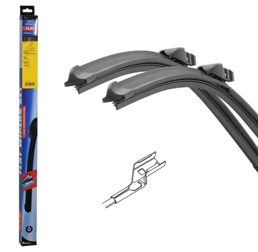 Compass 69635 Stěrače FLAT SET (CUBE) - 810 + 660 mm