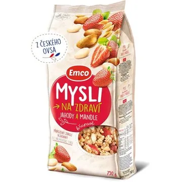 Emco Mysli jahody/mandle 750 g (8595229902805)