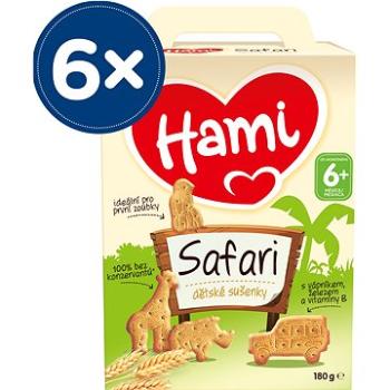 Hami sušenky Safari 6+  6× 180 g (8590340603204)