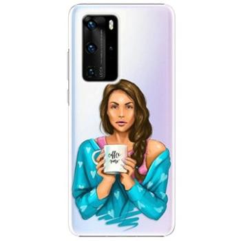 iSaprio Coffe Now - Brunette pro Huawei P40 Pro (cofnobru-TPU3_P40pro)