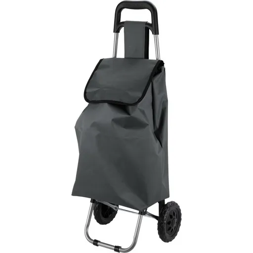 Nákupní taška na kolečkách 33 l, 53 x 31 x 18 cm, šedá
