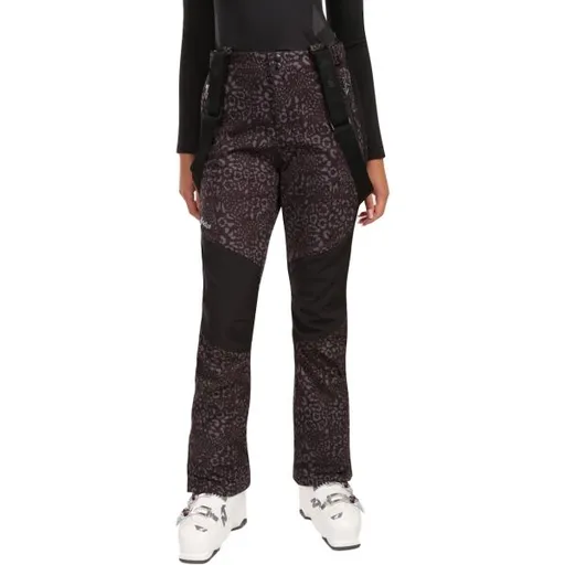 KILPI TORIEN Dámské softshellové lyžařské kalhoty, černá, velikost