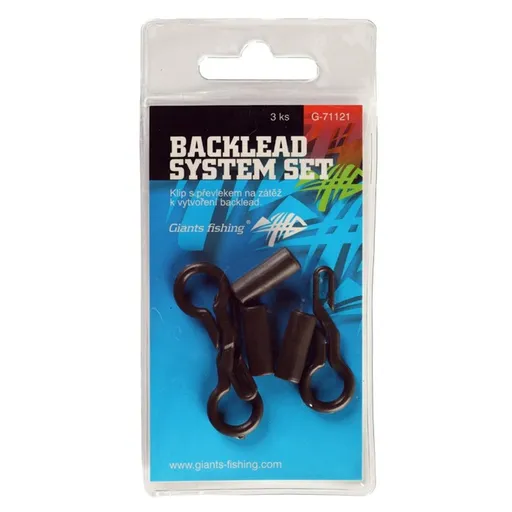Giants Fishing Kompletní klip na zátěž Backlead System 3ks,Giants Fishing Kompletní klip na zátěž Backlead System 3ks