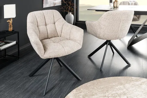 Otočné jídelní křeslo 2 ks KOKALOS Dekorhome