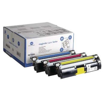 Konica Minolta A00W012 (1710-5950-01) barevný (CMY) originální toner sada