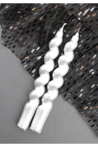 Sada svíček (2 kusy) Sedefli Burgu - Silver