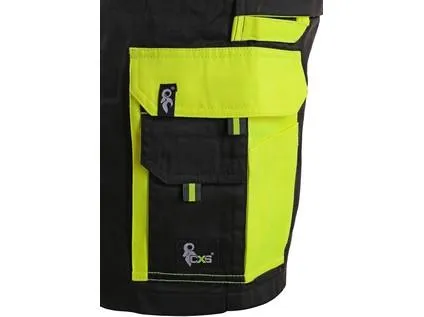 Kraťasy CXS SIRIUS BRIGHTON, pánské, černo-žluté, vel. 60