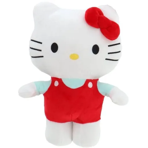 Plyšová Hello Kitty s klipem červená