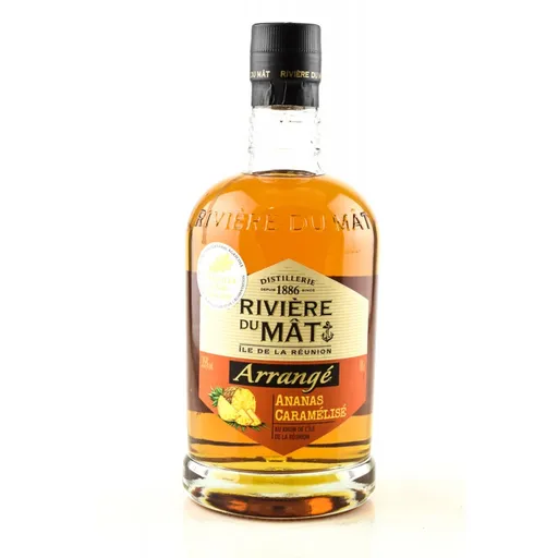 Riviere du Mat Riviére du Mat Arrange Ananas Caramelisé flavored Reunion rum 35% 0,7l