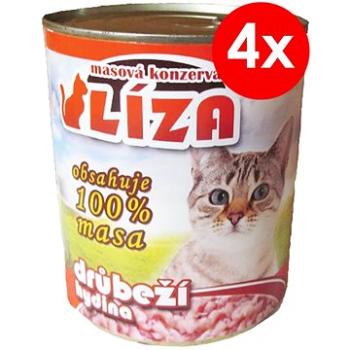 LÍZA 800 g drůbeží, 4 ks (8594025083886)