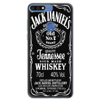 Silikonové pouzdro iSaprio - Jack Daniels - Huawei Honor 7C