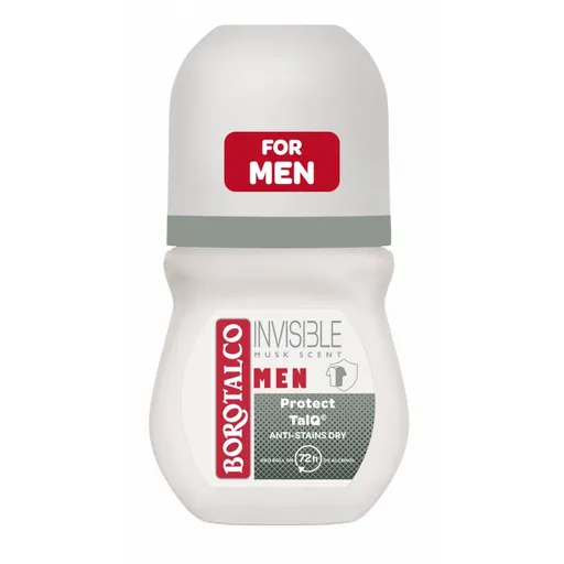 Borotalco Kuličkový deodorant Men Invisible Dry (Deo Roll-On) 50 ml