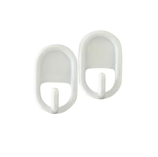 Plastové samolepicí háčky TORO 2ks