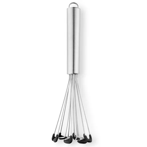 Metlička 20 cm, stříbrná, nerezová ocel / silikon, Eva Solo