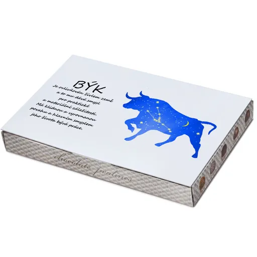 Bonboniéra Býk (21.4. - 21.5.) - modrá