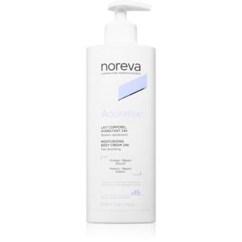 Noreva Aquareva Moisturizing Body Cream 24h vyživující hydratační tělové mléko 400 ml