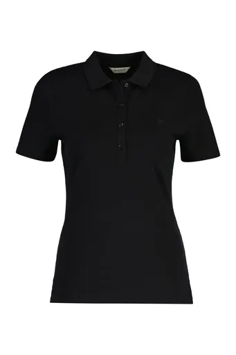 POLOKOŠILE GANT SLIM SHIELD SS PIQUE POLO BLACK