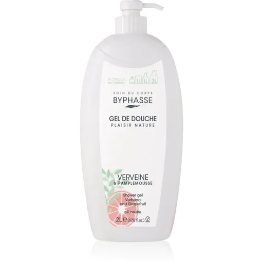 BYPHASSE Verbena & Grapefruit sprchový gel 2000 ml