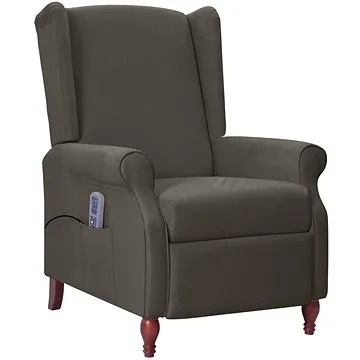 Shumee polohovací tmavě šedé mikrovlákno, 342249 (342249)