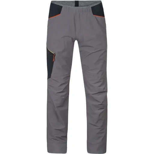 Hannah TAGET Pánské strečové kalhoty, tmavě šedá, velikost