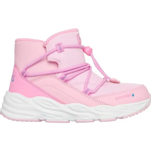 Skechers TURBO TREAD Dětská zimní obuv, růžová, velikost