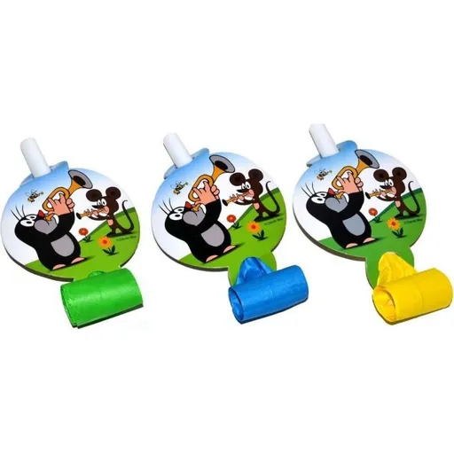 Párty frkačka Krtek a kamarádi 6 ks 14 cm