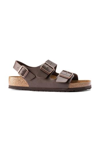 Sandály Birkenstock Milano pánské, hnědá barva, 34701