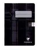 Školní sešit Clairefontaine Metric A5 "545" čtverečkovaný, 40 listů CZ/SK, černý