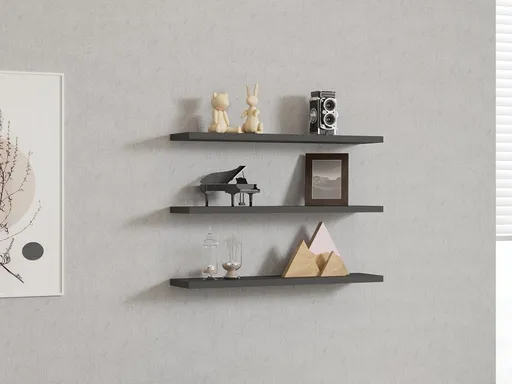 Nástěnná police Boss - Anthracite