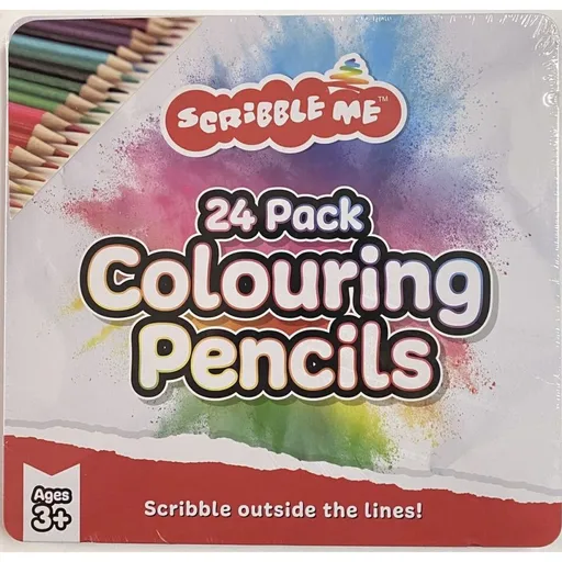 Pastelky v plechové krabičce 24 ks