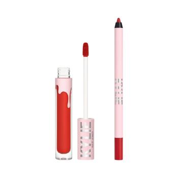 Kylie Cosmetics Sada Velvet Liquid Lipstick + Lip Liner 405 Red Velvet