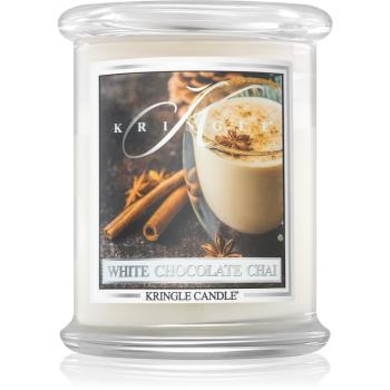 Kringle Candle White Chocolate Chai vonná svíčka 411 g