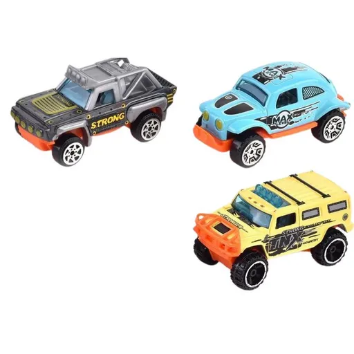 MaDe Auta kovová sada 3 ks barevná varianty 2