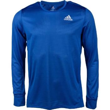 adidas OWN THE RUN LONG SLEEVE TEE Pánské běžecké tričko, modrá, velikost