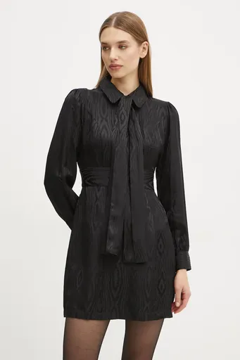 Šaty s příměsí hedvábí MICHAEL Michael Kors