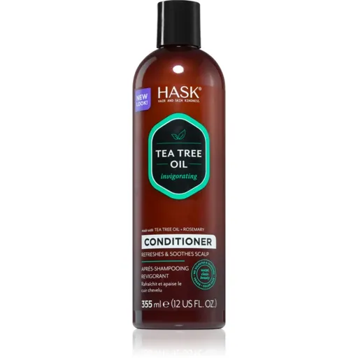 HASK Tea Tree Oil & Rosemary osvěžující kondicionér pro suchou a svědící pokožku hlavy 355 ml
