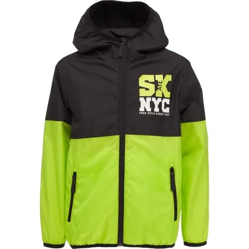 Lewro ARDEN Chlapecká šusťáková bunda, černá, velikost 116-122