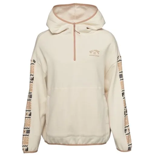 Billabong SURF ADVENTURE HOODIE Dámská mikina, bílá, velikost XS