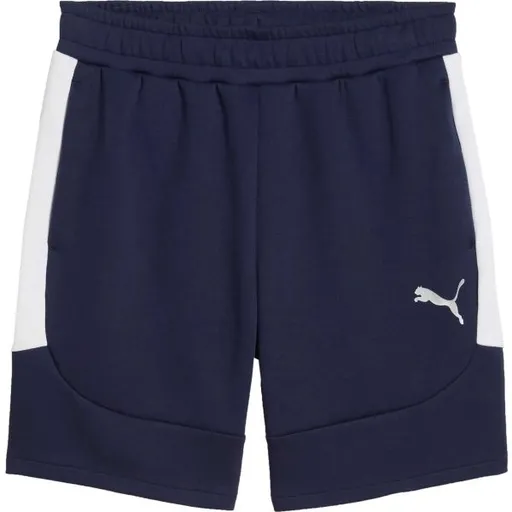 Puma TEAMEVOSTRIPE SHORTS Pánské šortky, tmavě modrá, velikost XXXL